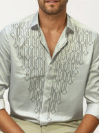 White Embellished Shirt