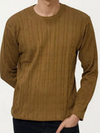 Knitted Brown T-Shirt