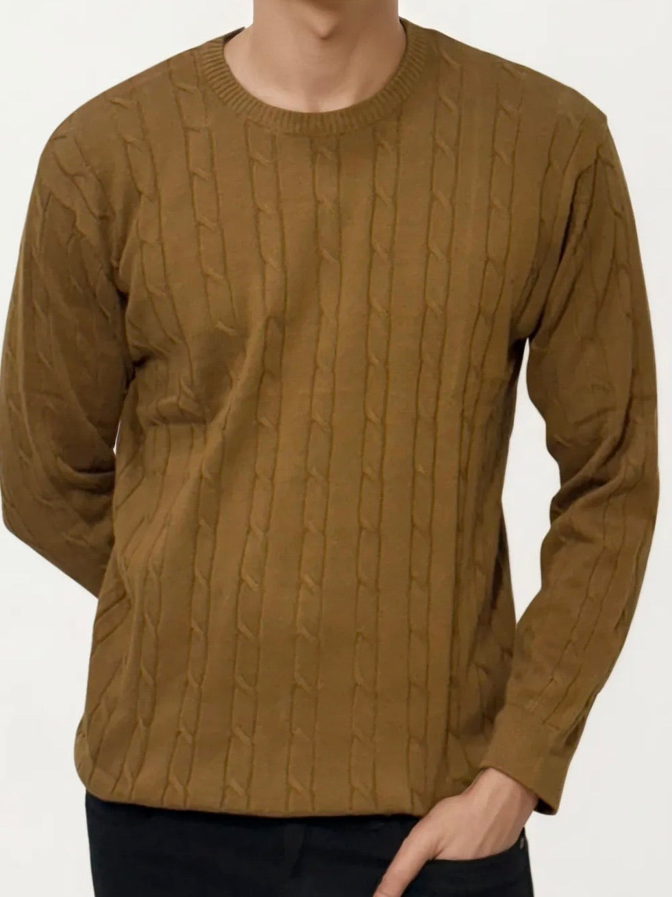 Knitted Brown T-Shirt