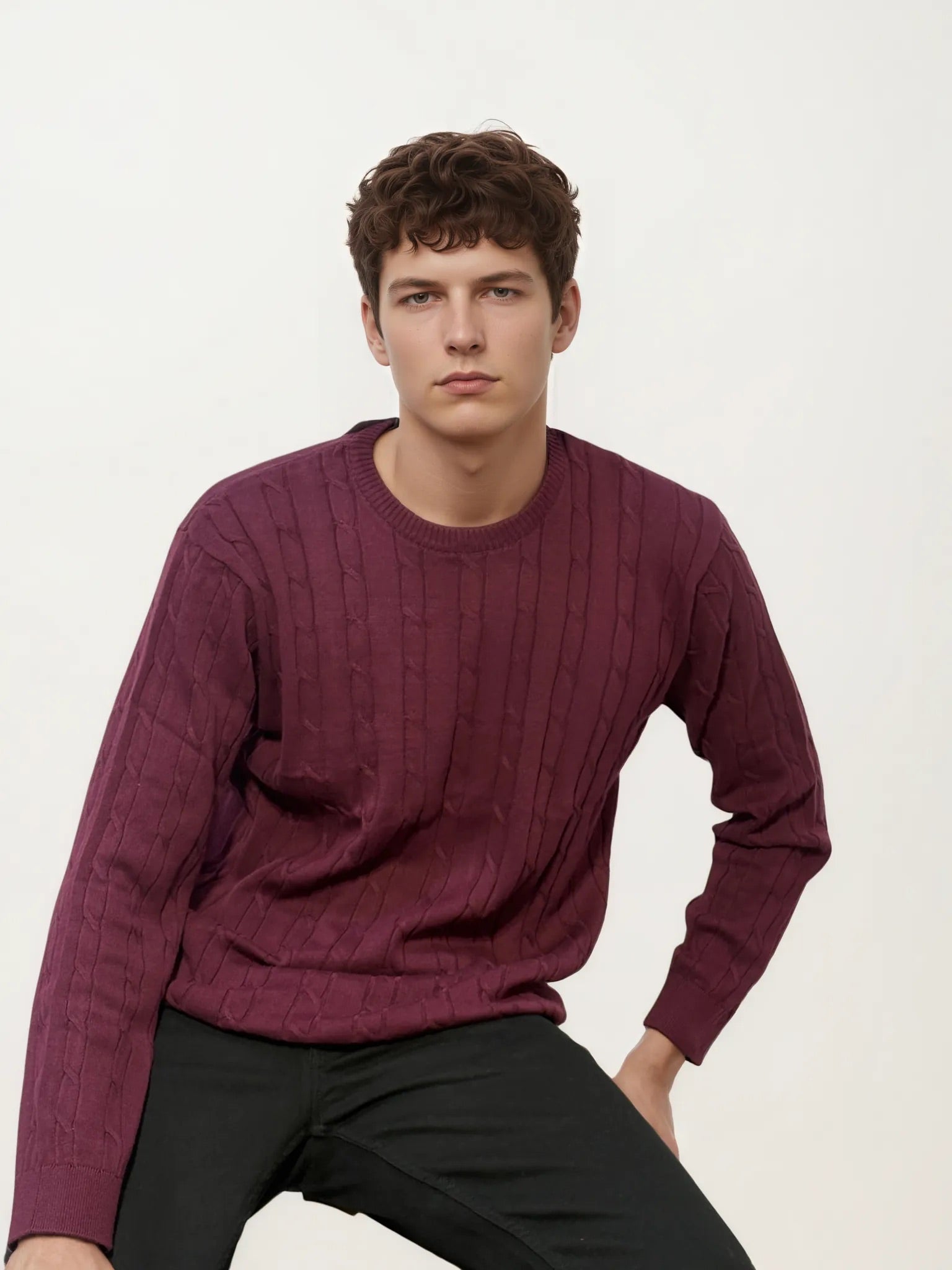 Knitted Wine T-Shirt
