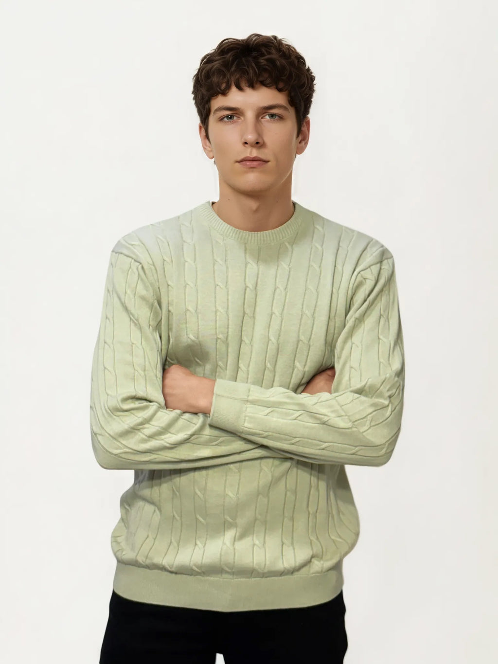 Knitted Beige T-Shirt