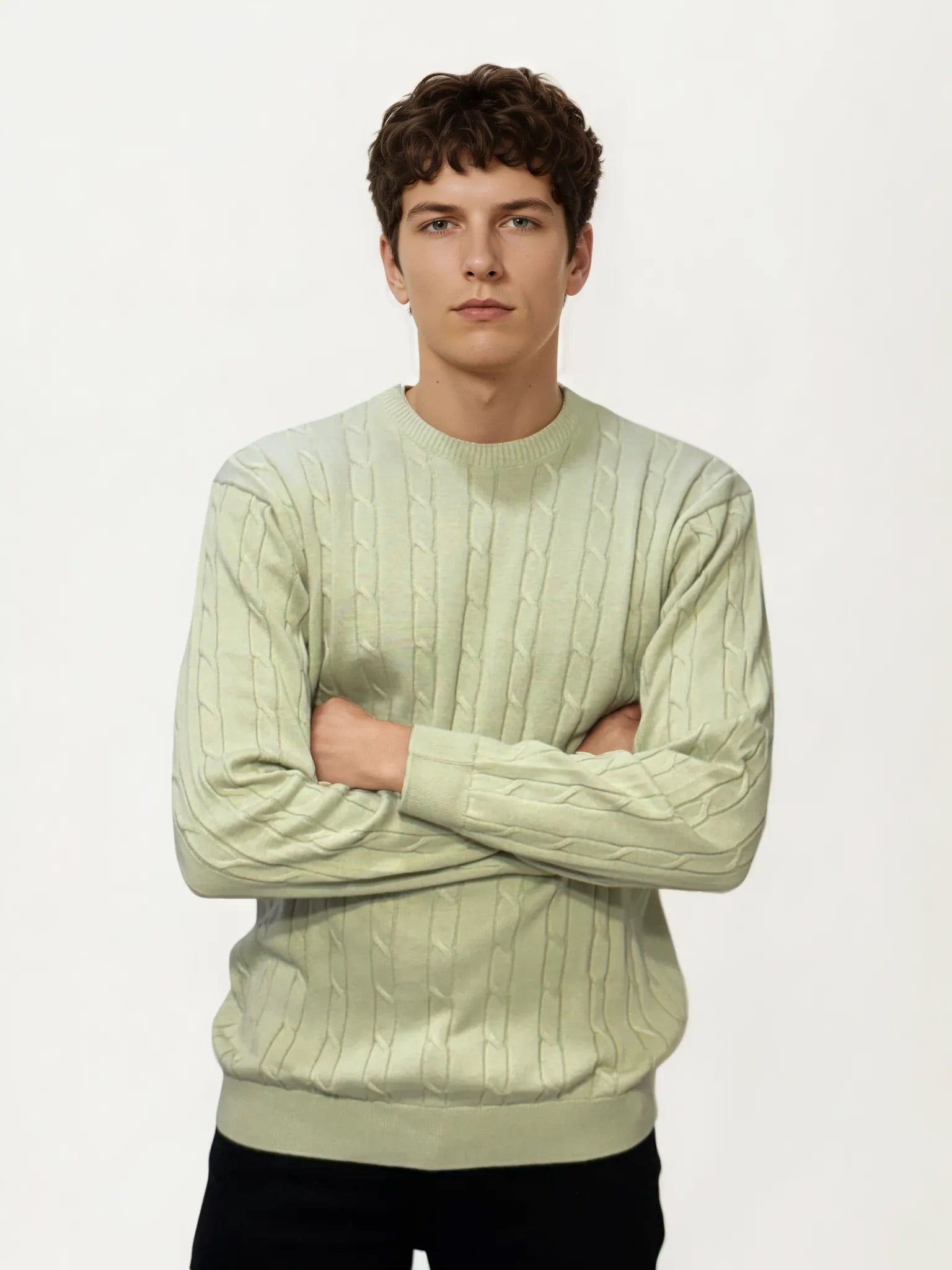 Knitted Beige T-Shirt