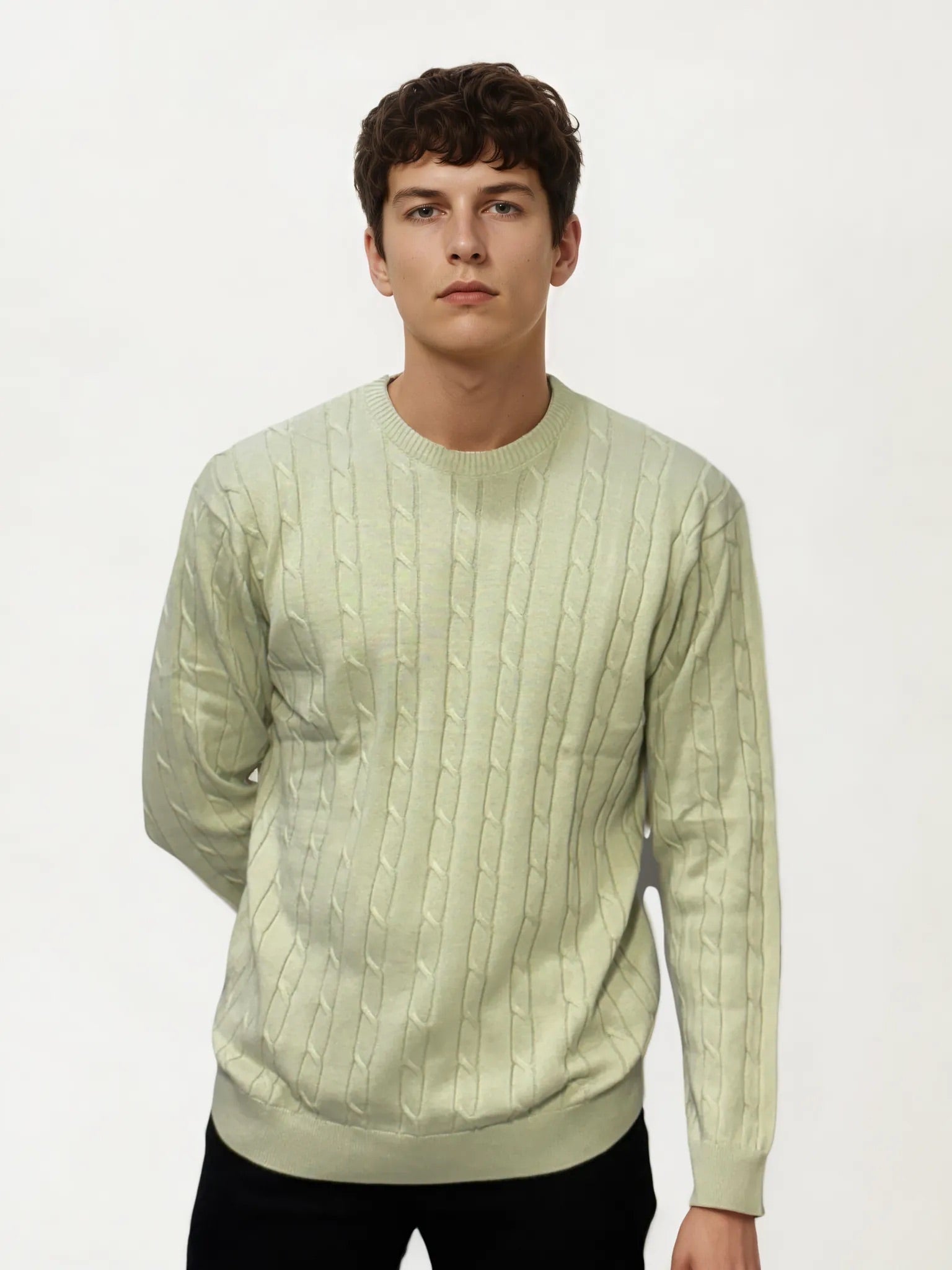 Knitted Beige T-Shirt