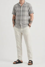 White Linen Trousers