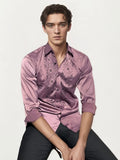 Pink Stone-Work Party Wear Shirt
