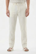 White Linen Trousers