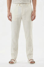 White Linen Trousers
