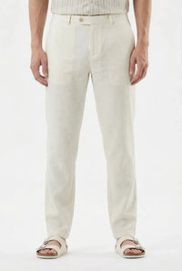 White Linen Trousers