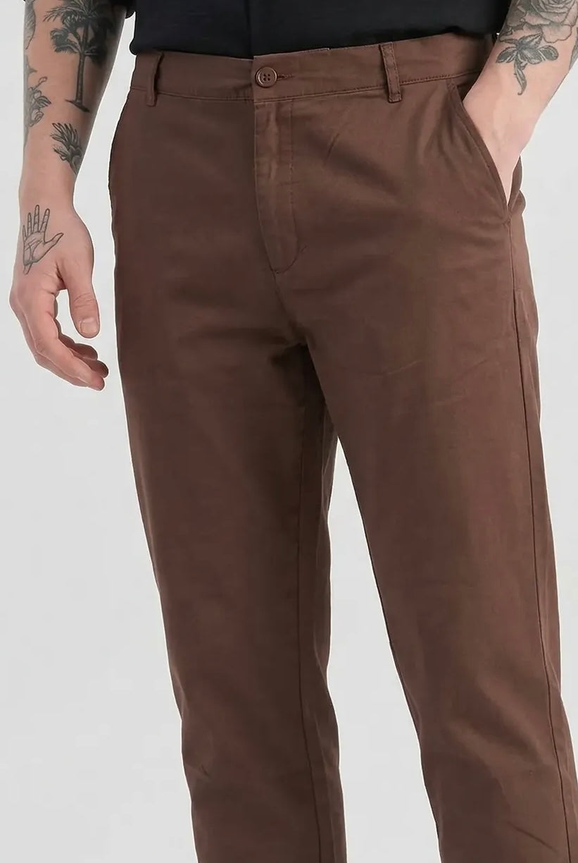 Brown Linen Trousers
