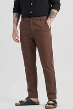 Brown Linen Trousers