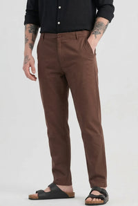 Brown Linen Trousers
