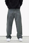 Grey Baggy Denim Jeans