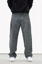 Grey Baggy Denim Jeans