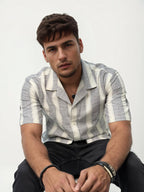 Grey Half Hand Shirt