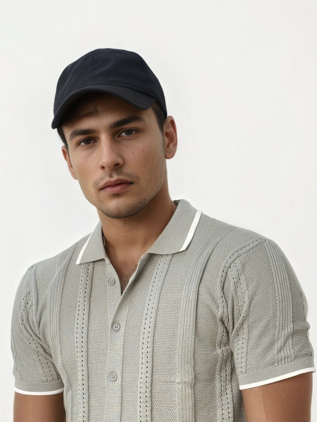 Grey Polo T-Shirt