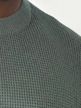 Green Netted Sweatshirt