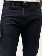 Black straight fit jeans
