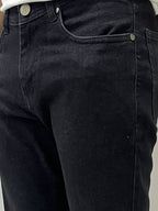 Black straight fit jeans