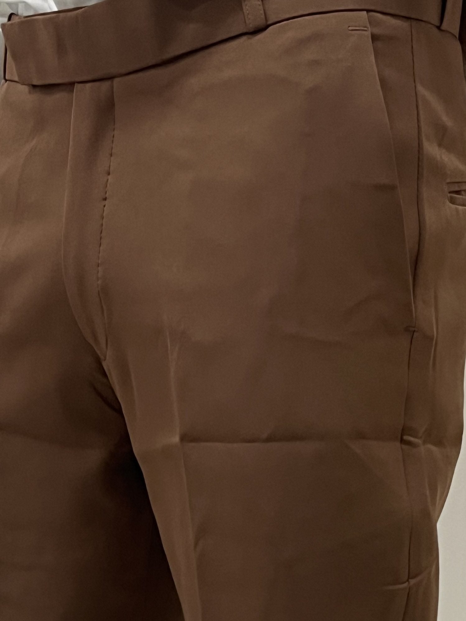 Rich Brown Formal Trousers