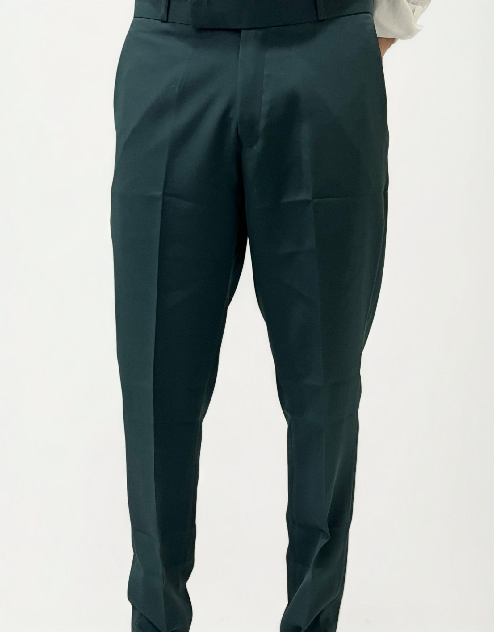 Dark Green Formal Trousers