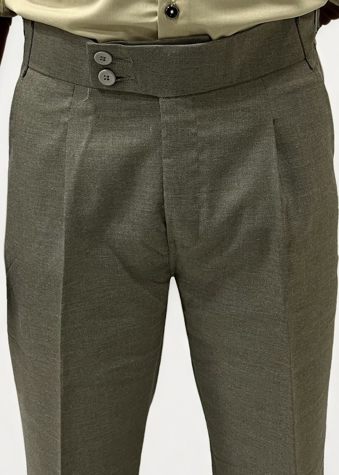 Olive Green Gurkha Trousers