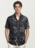 Black Stitchless imported Half-Hand Shirt