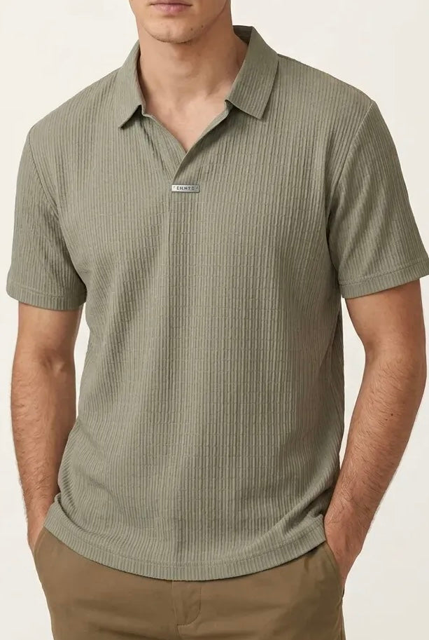 Mint Green Stitchless Half-Hand Shirt