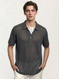 Black Stitchless imported Half-Hand Shirt