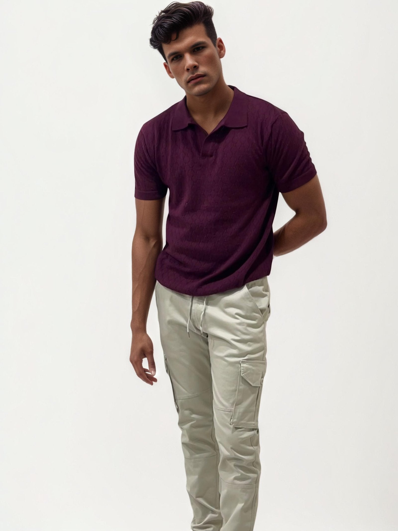 Light Grey Cargo Joggers