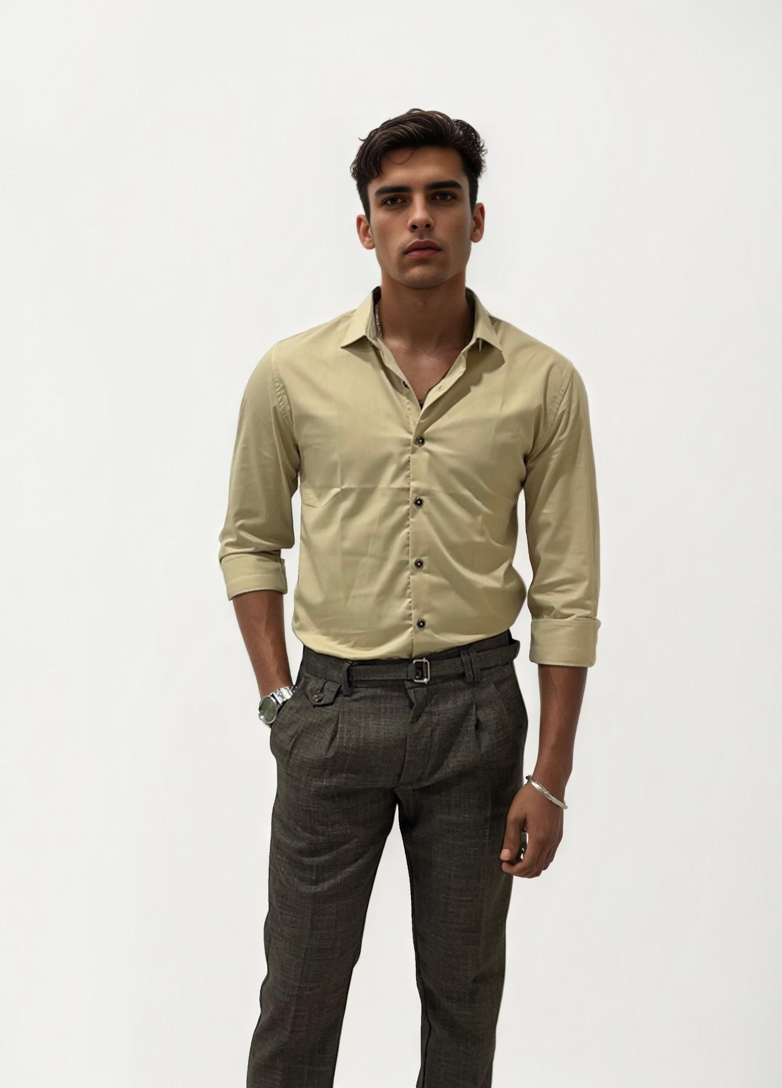 Dark Brown Trousers