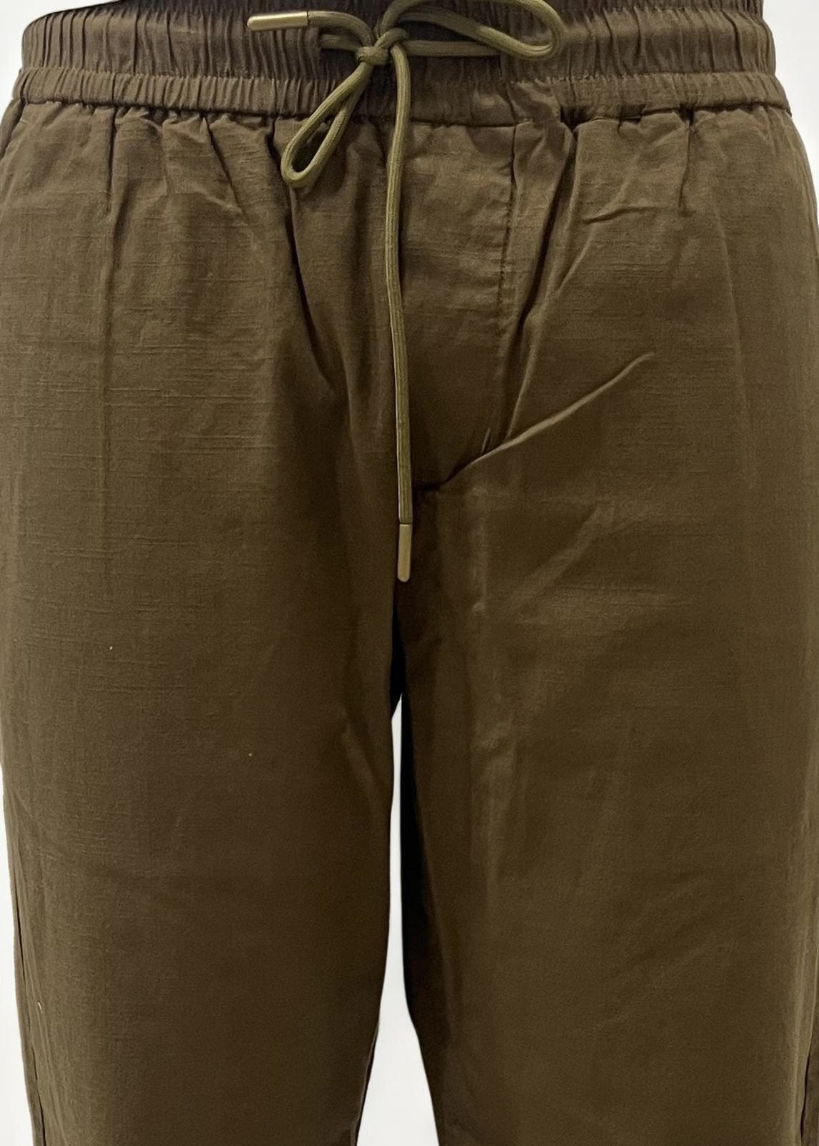 Brown Linen Trousers