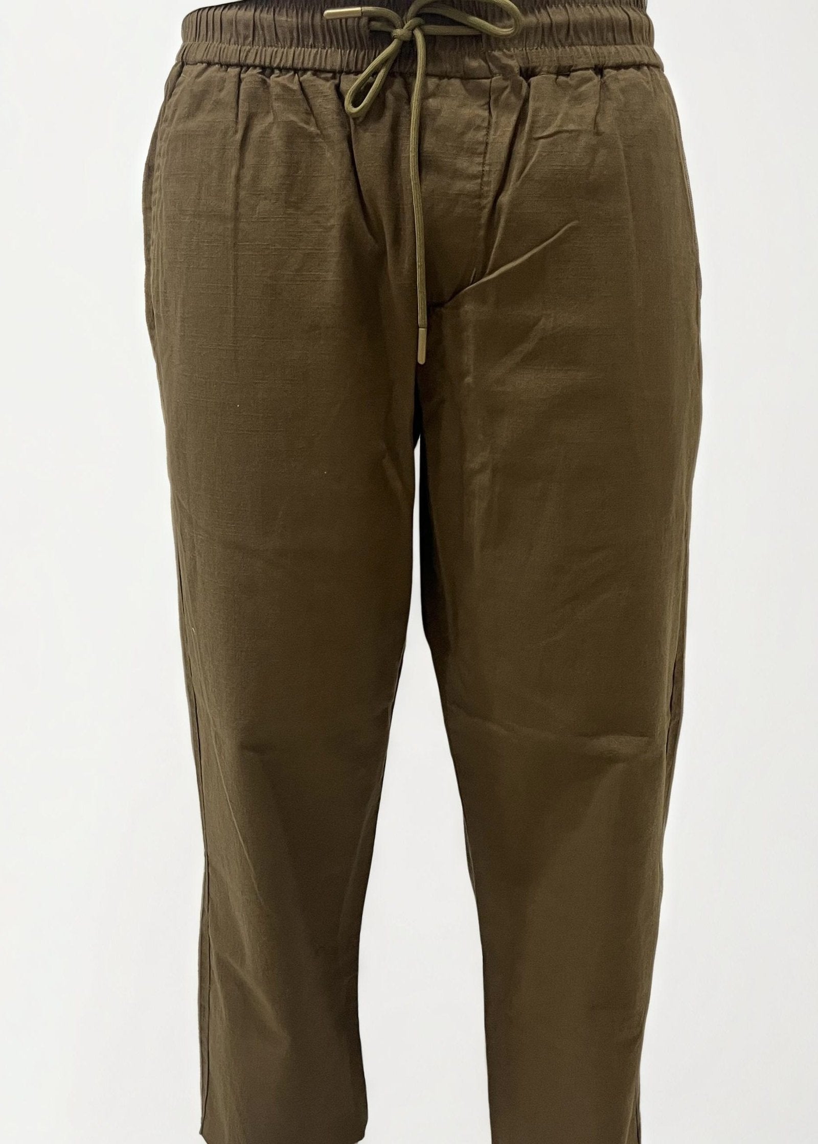 Brown Linen Trousers