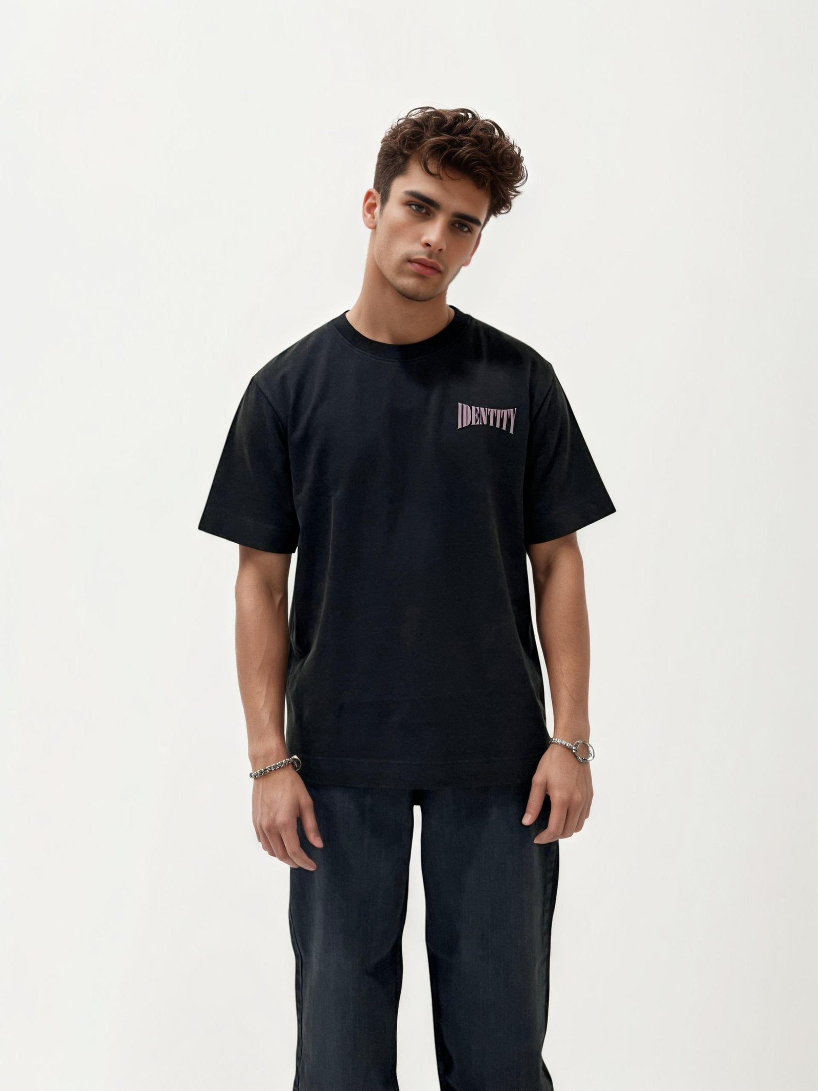 Dark Grey Baggy Denim Jeans