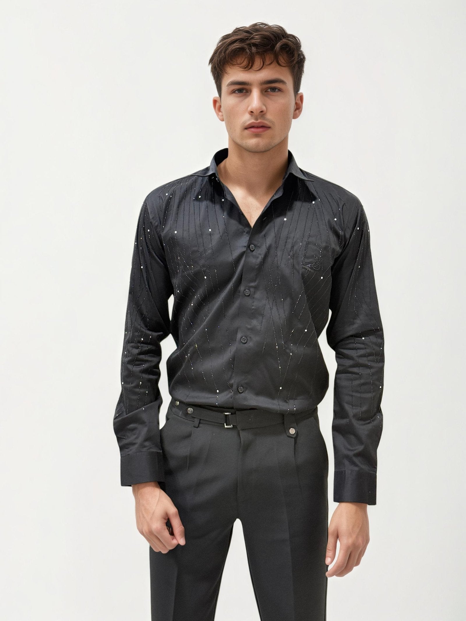 Black Stone Work Party Wear