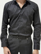 Black Stone Work Party Wear