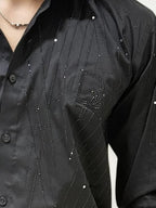 Black Stone Work Party Wear