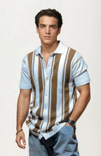 White Knitted Full-Hand Shirt
