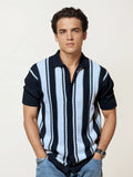 Black Knitted Full-Hand Shirt