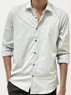 Soft Grey Slim Fit Plain Fit