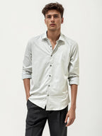 Soft Grey Slim Fit Plain Fit