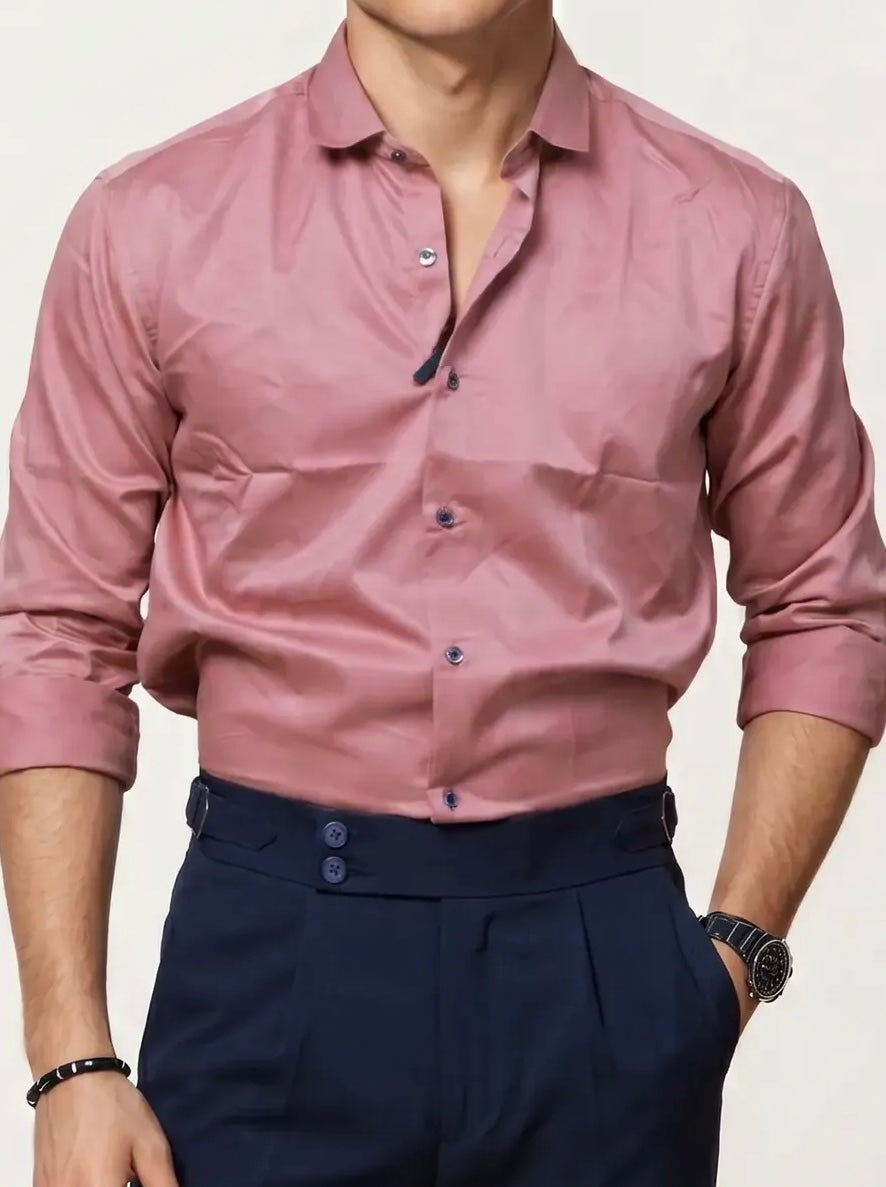 Onion Plain Formal Shirt