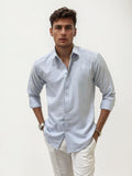 Light Blue Striped Slim Fit Shirt