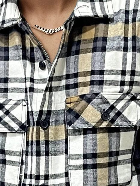 Double Pocket Checked Shirt