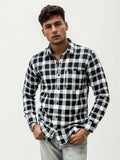Black Checked Slim Fit Shirt