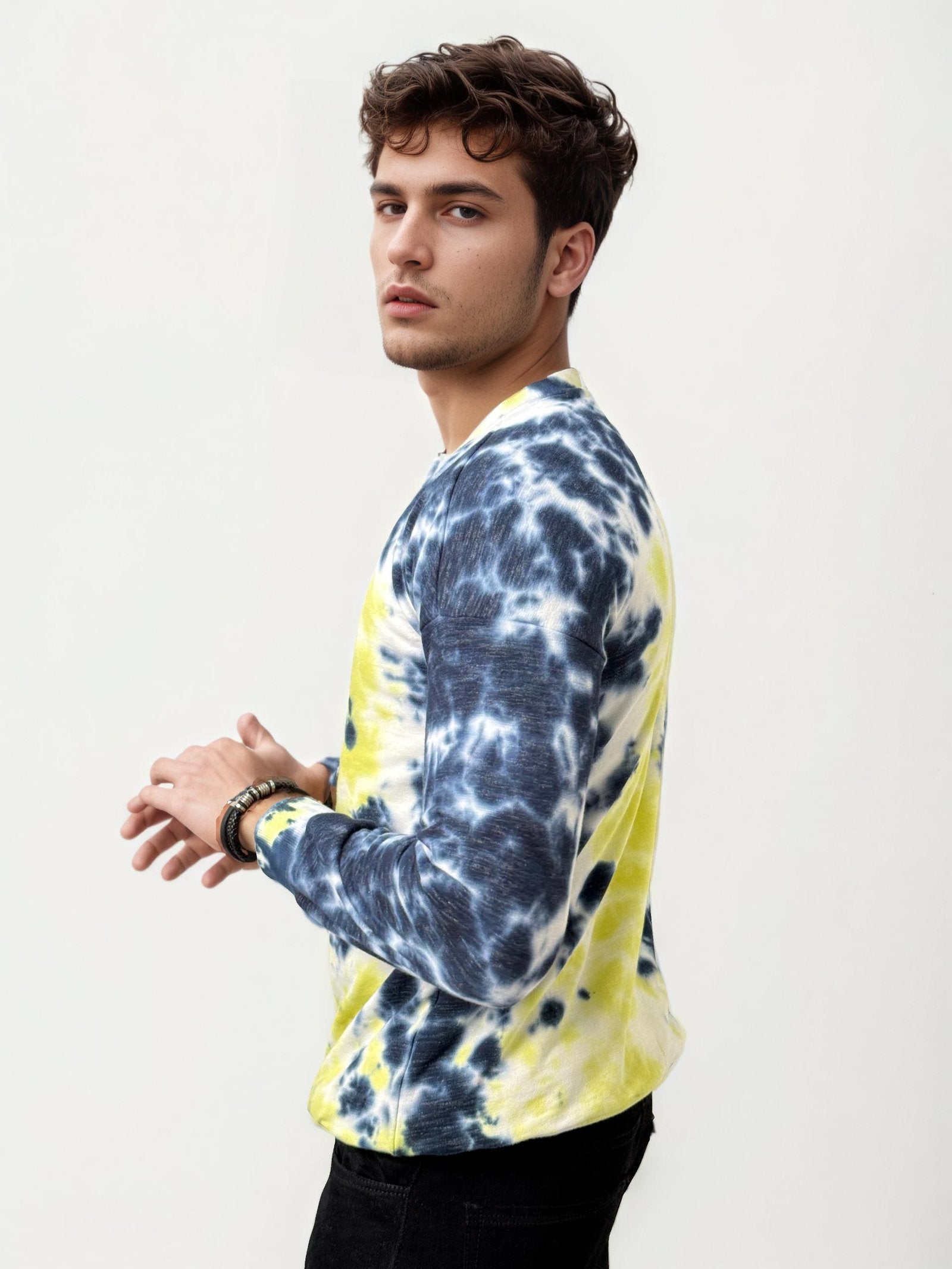 Tie Dye Full Hand Round Neck T-Shirt
