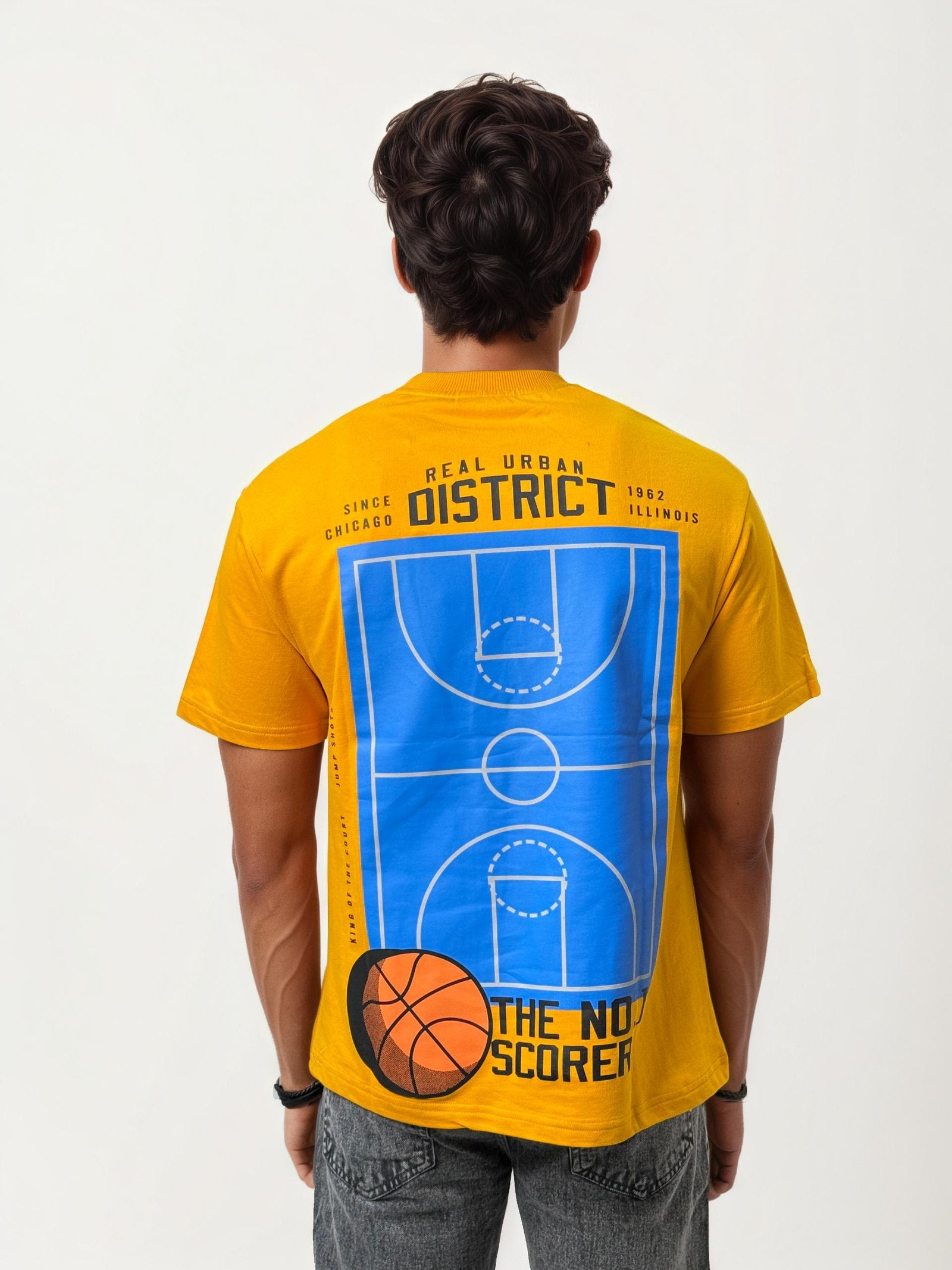 Printed Half-Hand T-Shirt