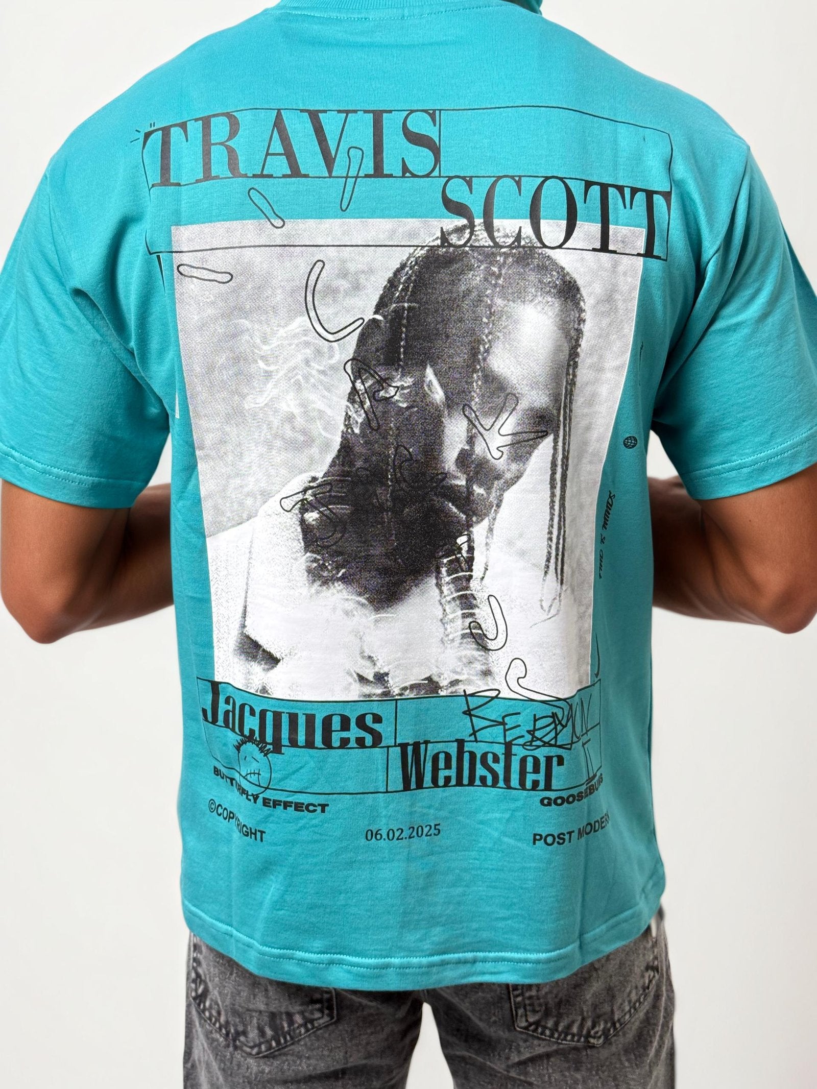 Printed Half-Hand T-Shirt