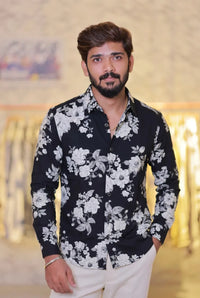 Printed Viscose Full-Hand Shirt