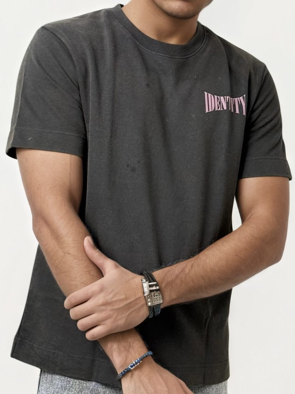 Printed Half-Hand T-Shirt