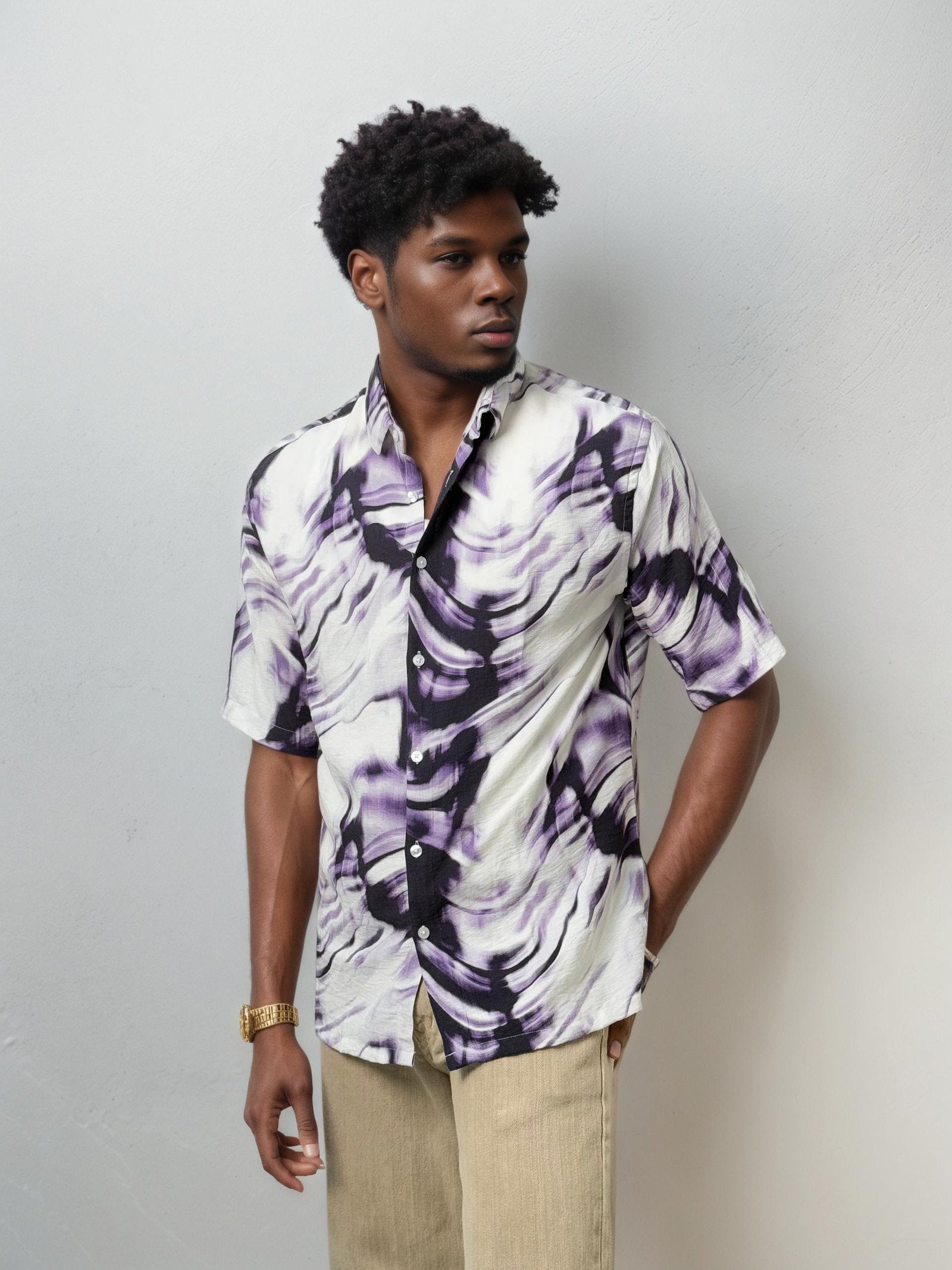 Half-Hand Printed Shirt